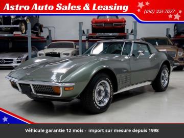 1972 Chevrolet Corvette 1972 Coupe 350 CI V8 300 HP Code ZQ3  3 Turbo Hydra-Matic 350 / TH350 vitesses Tous compris