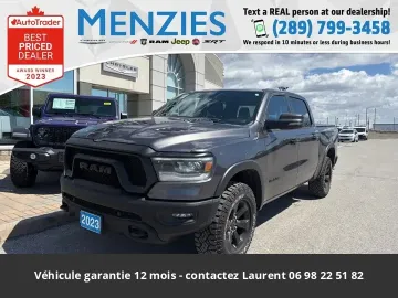 2023 DODGE RAM Rebel 12P 5.7L 4x4 Tout compris hors homologation 4500e