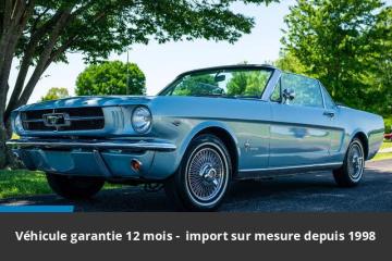 1965 Ford Mustang 1965 Convertible 289 CI v8 200 HP Code C 3 vitesses Tous compris